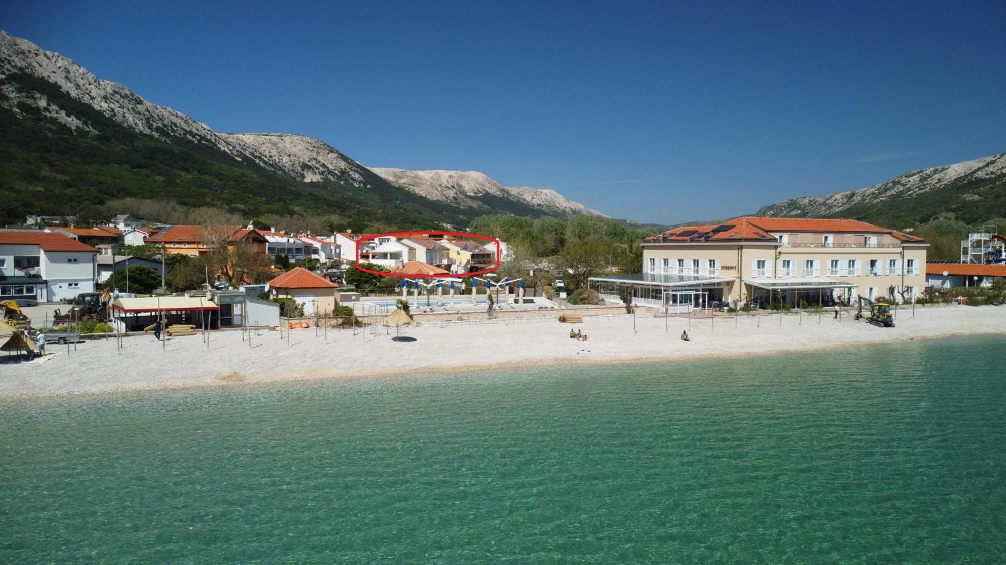 Apartments Mikulan Beach Baška Eksteriør billede