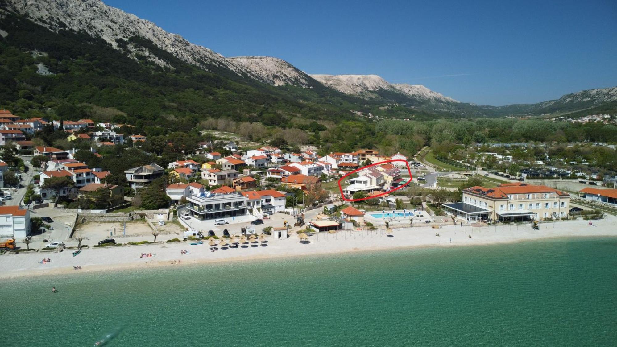 Apartments Mikulan Beach Baška Eksteriør billede