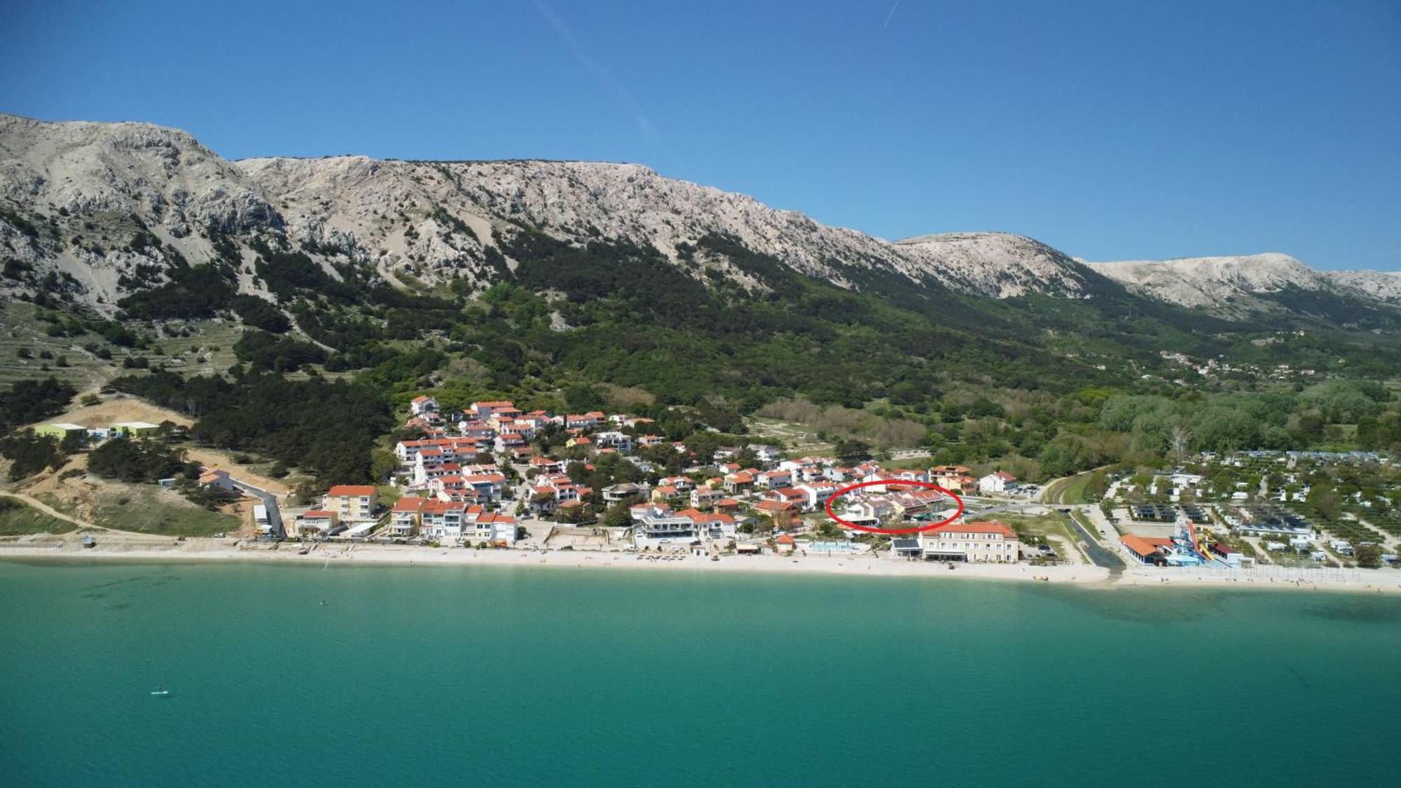 Apartments Mikulan Beach Baška Eksteriør billede