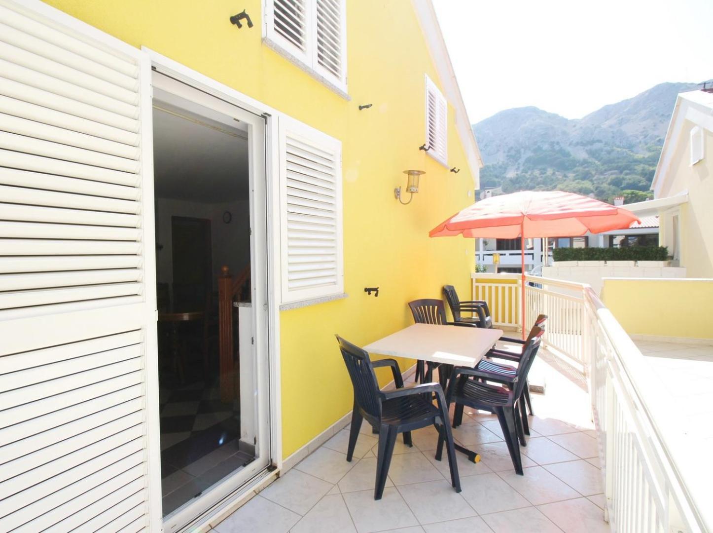 Apartments Mikulan Beach Baška Eksteriør billede