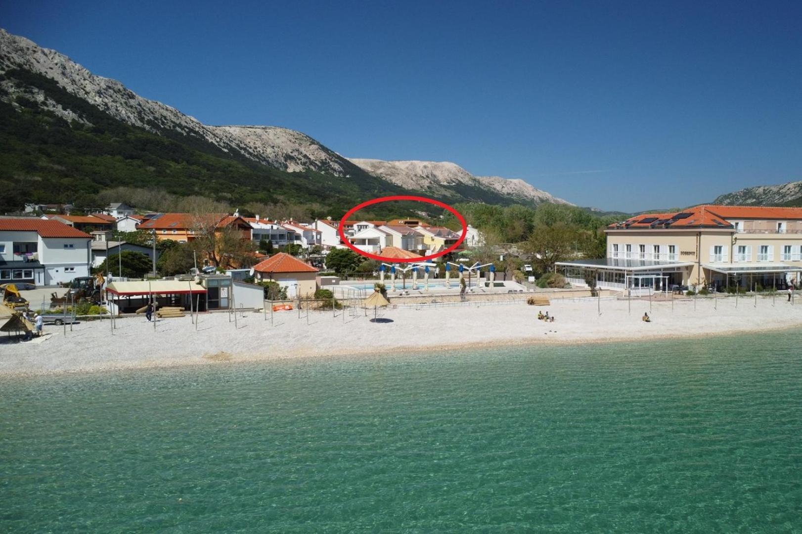 Apartments Mikulan Beach Baška Eksteriør billede